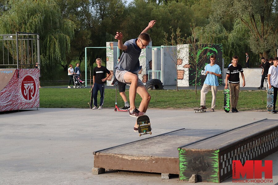 Молодежный open-air собрал минчан в парке экстремальных видов спорта